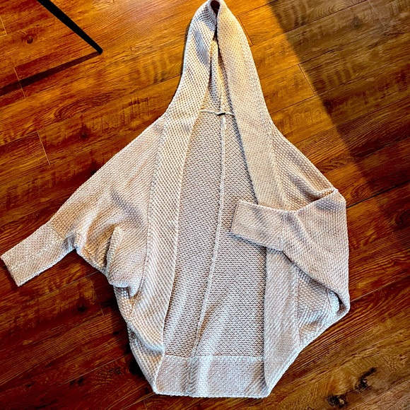 Free People Oversized hooded cardigan with pockets - Picture 1 of 4